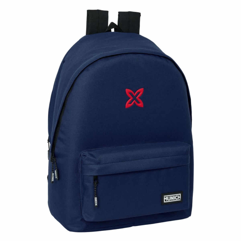 Imagen mochila doble munich 44cm azul safta Imagen mochila doble munich 44cm azul safta