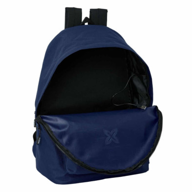 imagen 3 de mochila doble munich 44cm azul safta