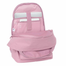 imagen 2 de mochila doble munich 44cm rosa safta