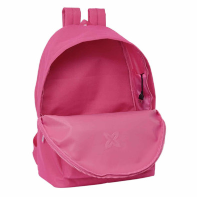 imagen 4 de mochila doble munich 44cm fucsia safta