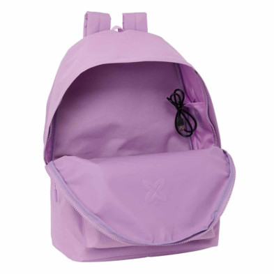 imagen 4 de mochila doble munich 44cm lila safta