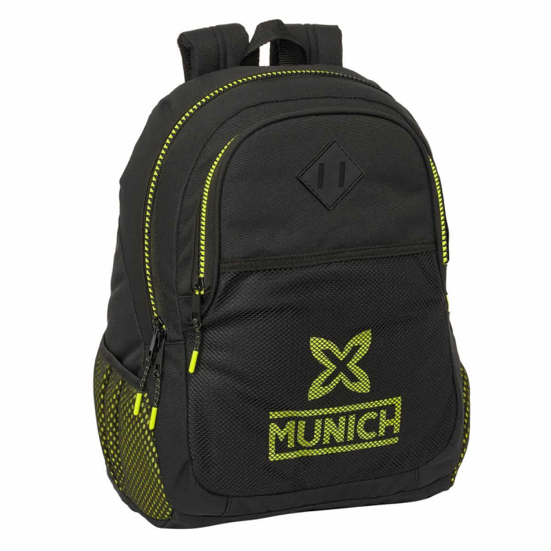 Imagen mochila escolar munich 44cm negra safta Imagen mochila escolar munich 44cm negra safta