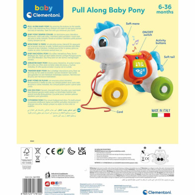 imagen 2 de arrastre baby pony clementoni - juegos