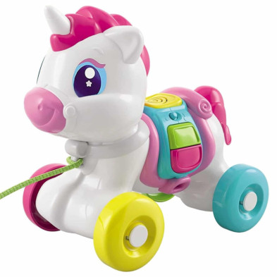 Imagen arrastre unicornio baby pony clementoni - juegos