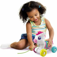 imagen 2 de arrastre unicornio baby pony clementoni - juegos
