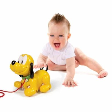 imagen 3 de arrastre baby pluto clementoni - disney baby