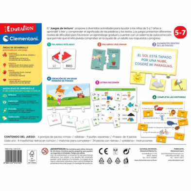 imagen 2 de juego educativo de lectura clementoni