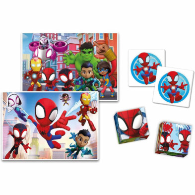 imagen 1 de kit educativo 4 en 1 con spidey edukit clementoni