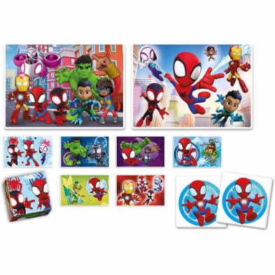imagen 3 de kit educativo 4 en 1 con spidey edukit clementoni