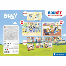 imagen 2 de kit educativo 4 en 1 con bluey edukit clementoni