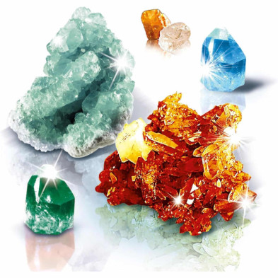 imagen 1 de juego kit cristales clementoni - ciencia y juego