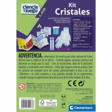 imagen 2 de juego kit cristales clementoni - ciencia y juego