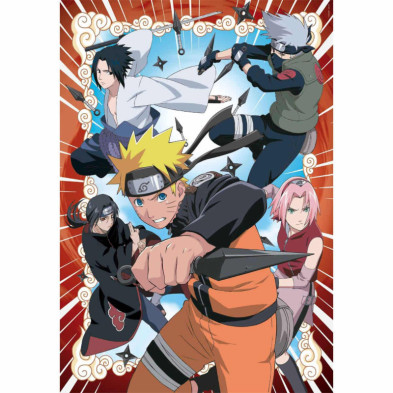 imagen 1 de puzzle naruto ataque 1000 piezas clementoni