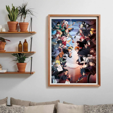 imagen 2 de puzzle naruto combate 1000 piezas clementoni