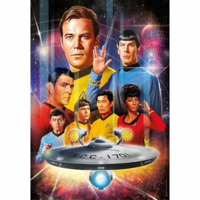 imagen 1 de puzzle star trek 500 piezas clementoni