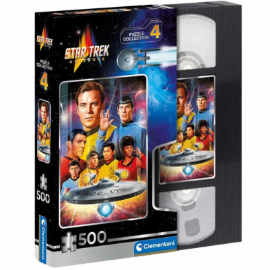 imagen 2 de puzzle star trek 500 piezas clementoni