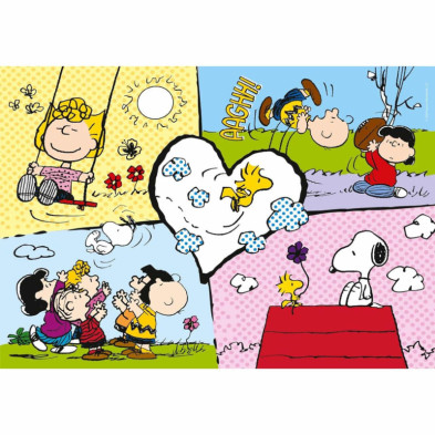 imagen 1 de puzzle snoopy peanuts 500 piezas clementoni