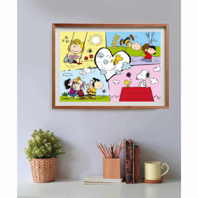 imagen 2 de puzzle snoopy peanuts 500 piezas clementoni