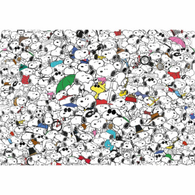 imagen 1 de puzzle snoopy peanuts 1000 piezas impossible cleme