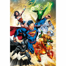 imagen 1 de puzzle dc comics 500 piezas compact box clementoni