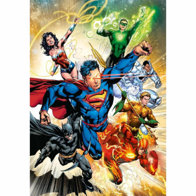 imagen 1 de puzzle dc comics 500 piezas compact box clementoni