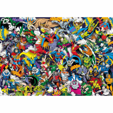 imagen 1 de puzzle dc comics 1000 piezas compact box impossibl
