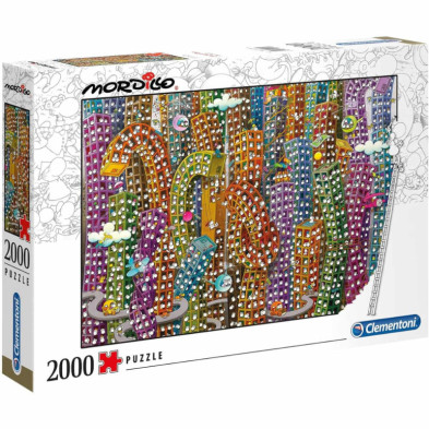 Imagen puzle mordillo the jungle 2000 piezas clementoni