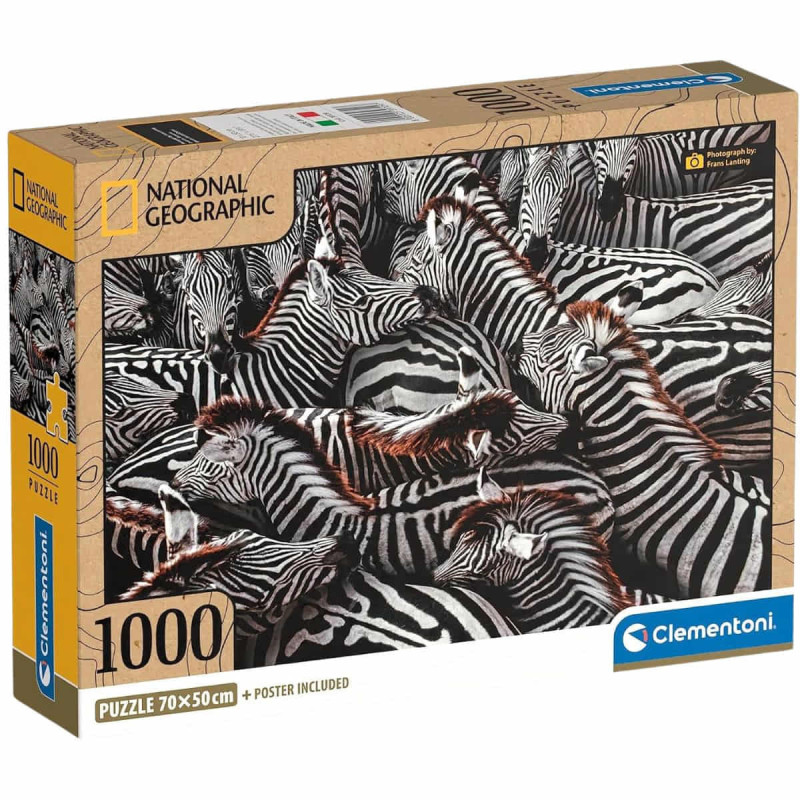 Imagen puzzle zebras national geographic 1000 piezas c Imagen puzzle zebras national geographic 1000 piezas c