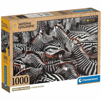 Imagen puzzle zebras national geographic 1000 piezas c