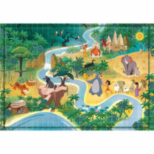imagen 1 de puzzle libro de la selva story maps 1000 piezas cl