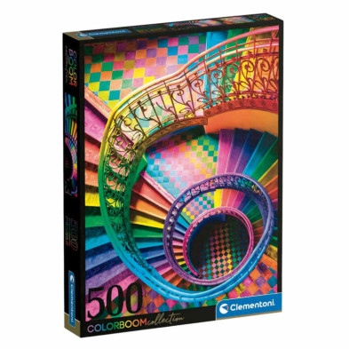 Imagen puzzle escaleras colorboom 500 piezas clementoni