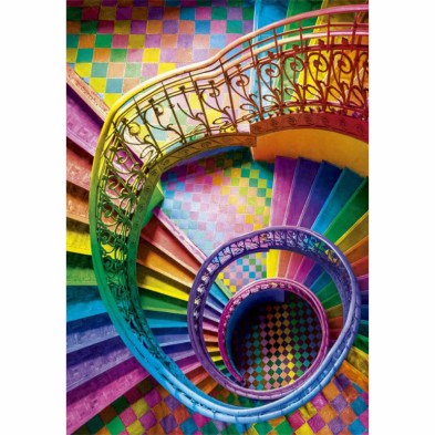 imagen 1 de puzzle escaleras colorboom 500 piezas clementoni