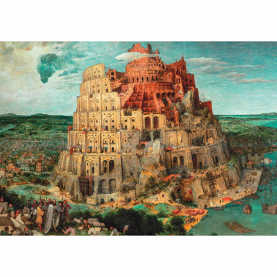 imagen 1 de puzzle la torre de babel 1500 piezas clementoni