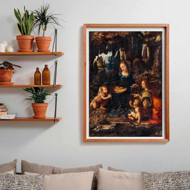 imagen 2 de puzzle la virgen de las rocas 1000 piezas clemento