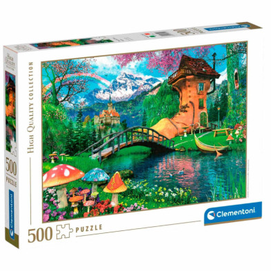 Imagen puzzle la vieja casa de zapatos 500 piezas clement