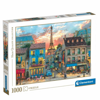 Imagen puzzle calles de paris 1000 piezas clementoni