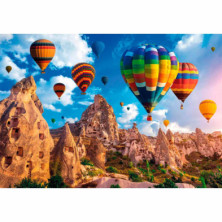 imagen 1 de puzzle globos en capadocia 1000 piezas clementoni