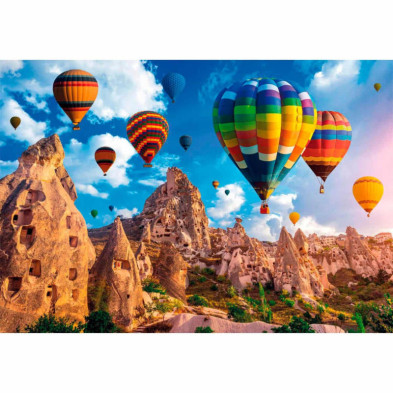imagen 1 de puzzle globos en capadocia 1000 piezas clementoni