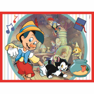 imagen 4 de puzle cubos clásicos disney 12 piezas clementoni
