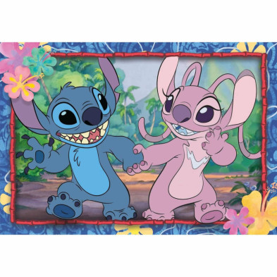 imagen 2 de puzle stitch disney 2x20 piezas clementoni