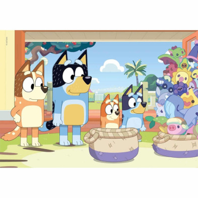 imagen 1 de puzle bluey 2x20 piezas clementoni
