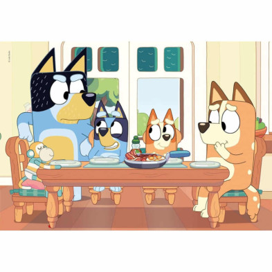imagen 2 de puzle bluey 2x20 piezas clementoni