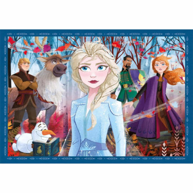 imagen 1 de puzle 4 en 1 frozen 12-24 piezas clementoni