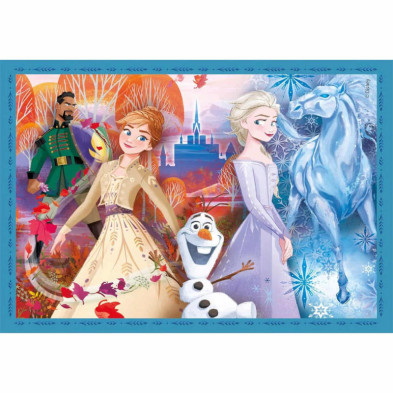 imagen 2 de puzle 4 en 1 frozen 12-24 piezas clementoni