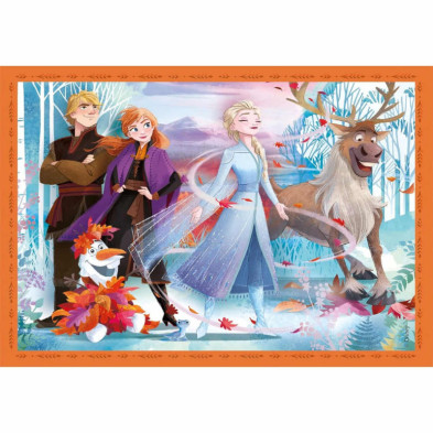 imagen 3 de puzle 4 en 1 frozen 12-24 piezas clementoni