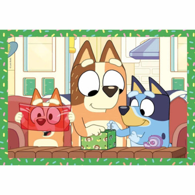 imagen 1 de puzle 4 en 1 bluey 12-24 piezas clemento