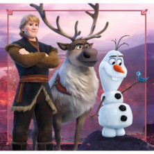 imagen 3 de puzle frozen 3x48 piezas clementoni