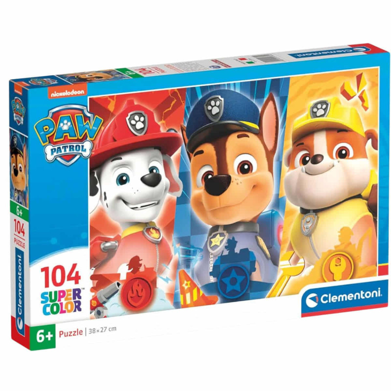 Imagen puzle paw patrol 104 piezas clementoni Imagen puzle paw patrol 104 piezas clementoni