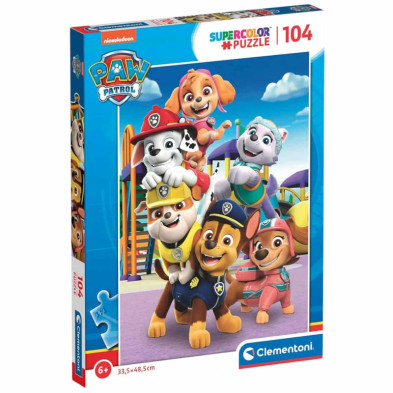 Imagen puzle paw patrol 104 piezas clementoni