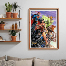 imagen 2 de puzzle dc comics 1000 piezas compact box impossibl